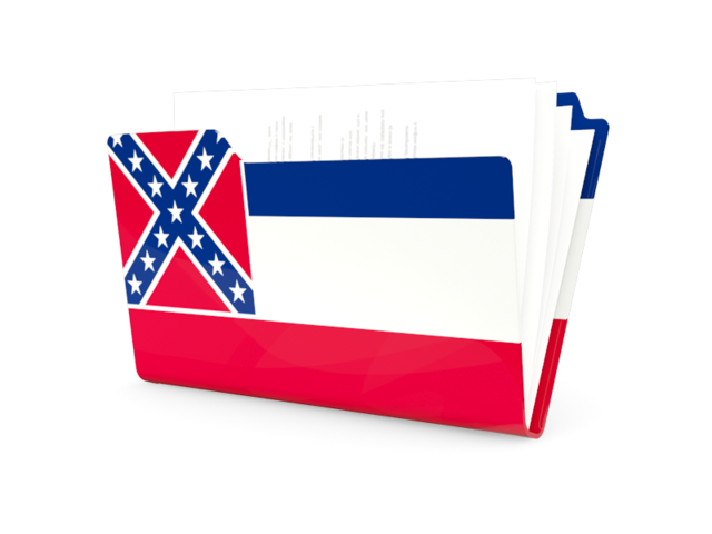 Folder icon. Download flag icon of Mississippi