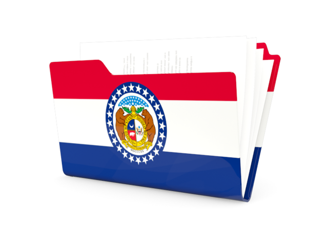 Folder icon. Download flag icon of Missouri