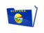 Flag of state of Montana. Folder icon. Download icon