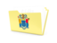 Flag of state of New Jersey. Folder icon. Download icon
