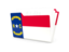 Flag of state of North Carolina. Folder icon. Download icon