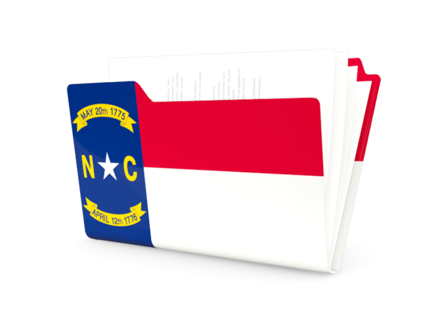Иконка-папка. Загрузить иконку флага штата Северная Каролина