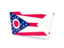 Flag of state of Ohio. Folder icon. Download icon