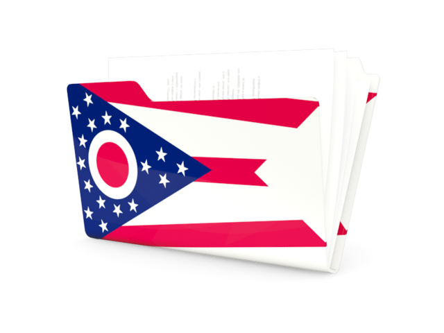 Иконка-папка. Загрузить иконку флага штата Огайо