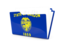 Flag of state of Oregon. Folder icon. Download icon