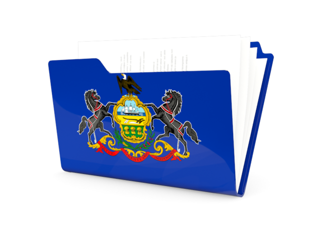 Folder icon. Download flag icon of Pennsylvania