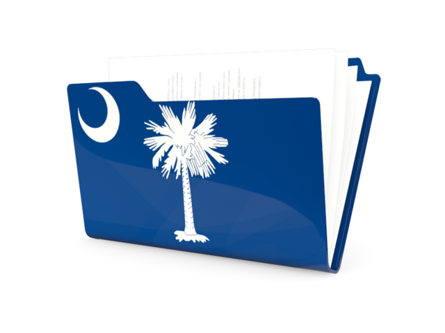 Иконка-папка. Загрузить иконку флага штата Южная Каролина