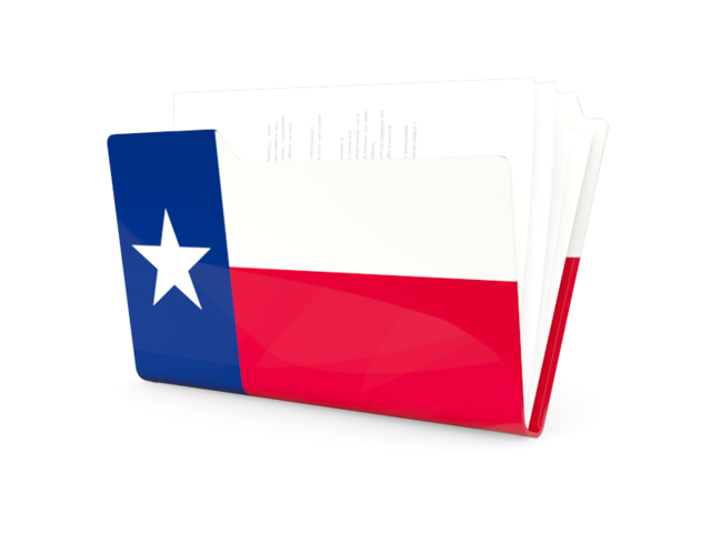 Folder icon. Download flag icon of Texas