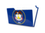 Flag of state of Utah. Folder icon. Download icon