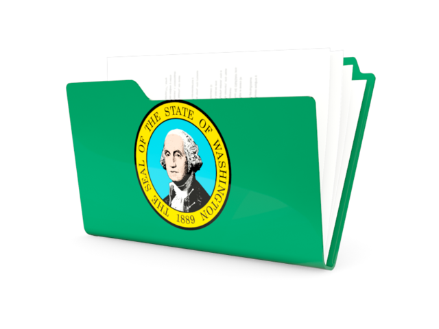 Folder icon. Download flag icon of Washington