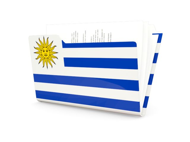 Иконка-папка. Скачать флаг. Уругвай