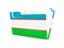 Uzbekistan. Folder icon. Download icon.