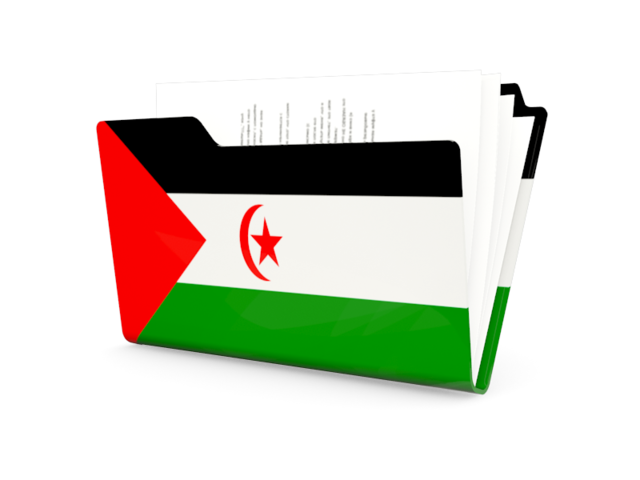 Folder icon. Download flag icon of Western Sahara at PNG format