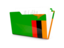 Zambia. Folder icon. Download icon.