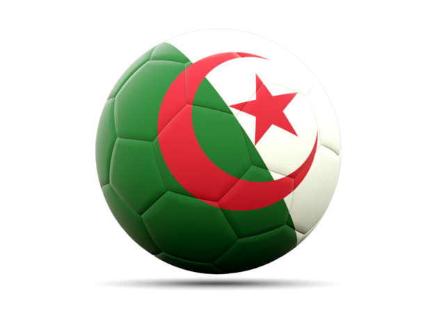 Футбольная иконка. Скачать флаг. Алжир