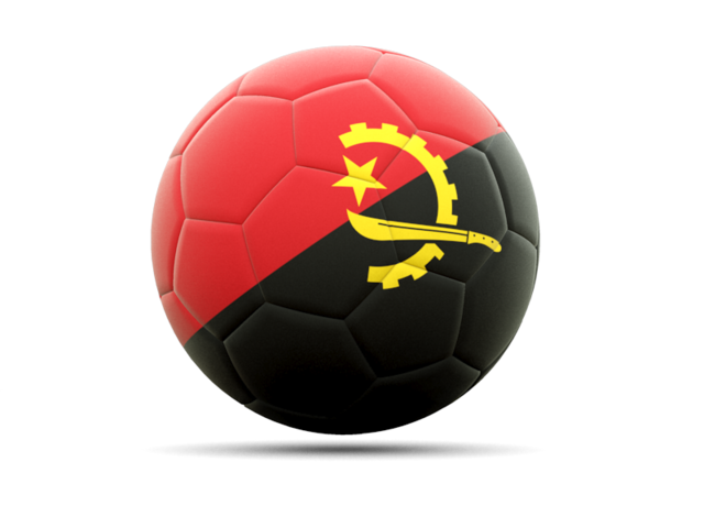 Football icon. Download flag icon of Angola at PNG format
