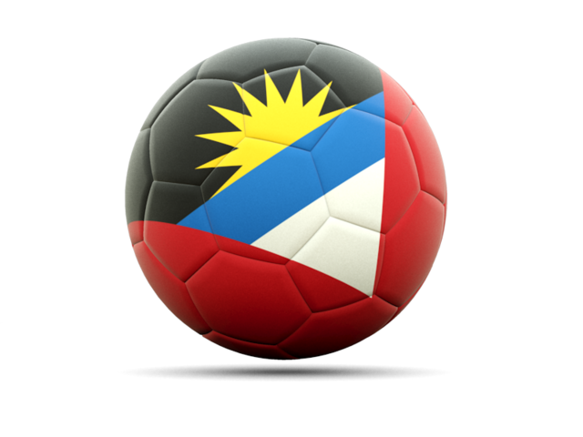 Football icon. Download flag icon of Antigua and Barbuda at PNG format