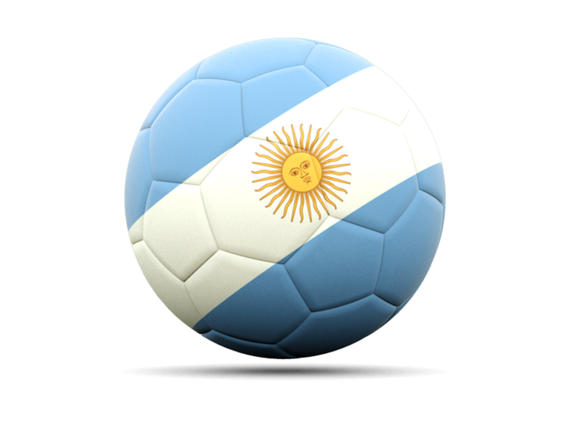 Football icon. Download flag icon of Argentina at PNG format