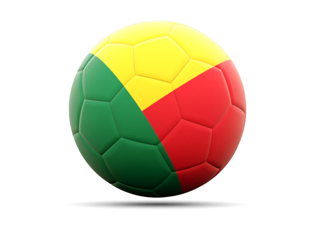 Football icon. Download flag icon of Benin at PNG format