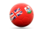 Bermuda. Football icon. Download icon.