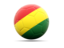 Bolivia. Football icon. Download icon.