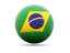Brazil. Football icon. Download icon.