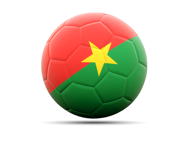 Football icon. Download flag icon of Burkina Faso at PNG format
