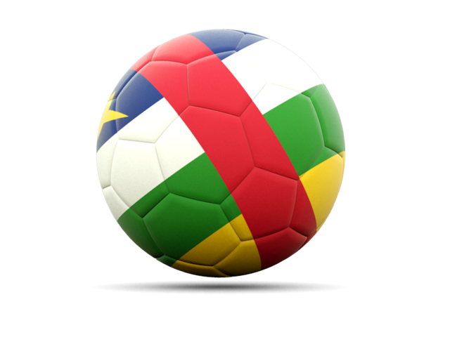 Football icon. Download flag icon of Central African Republic at PNG format