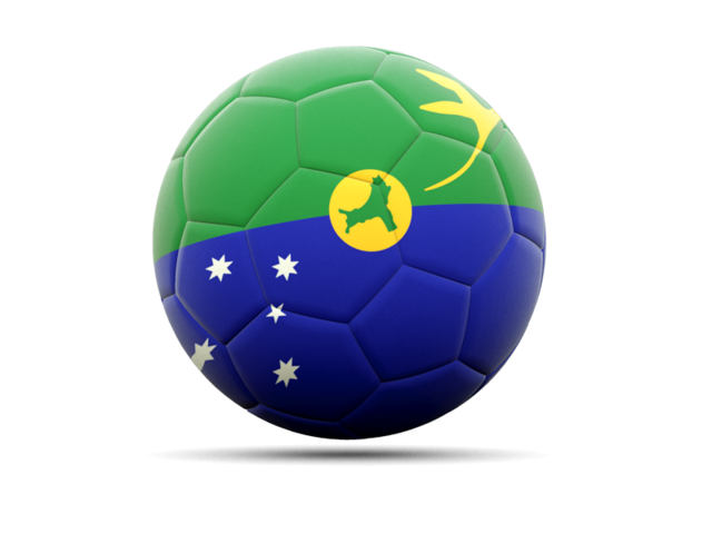 Football icon. Download flag icon of Christmas Island at PNG format