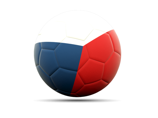 Football icon. Download flag icon of Czech Republic at PNG format