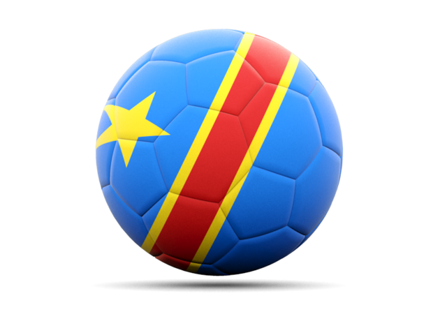 Football icon. Download flag icon of Democratic Republic of the Congo at PNG format