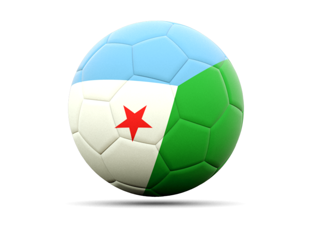 Football icon. Download flag icon of Djibouti at PNG format