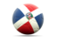 Доминиканская Республика. Футбольная иконка. Скачать иконку.