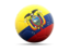 Эквадор. Футбольная иконка. Скачать иллюстрацию.
