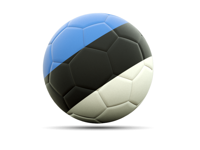 Футбольная иконка. Скачать флаг. Эстония