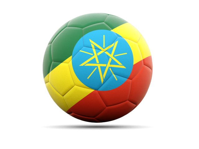 Футбольная иконка. Скачать флаг. Эфиопия