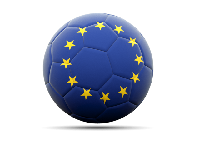 Футбольная иконка. Скачать флаг. Европейский союз