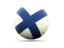 Finland. Football icon. Download icon.