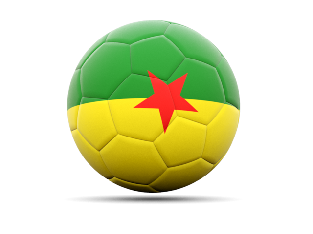 Football icon. Download flag icon of French Guiana at PNG format