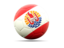 French Polynesia. Football icon. Download icon.