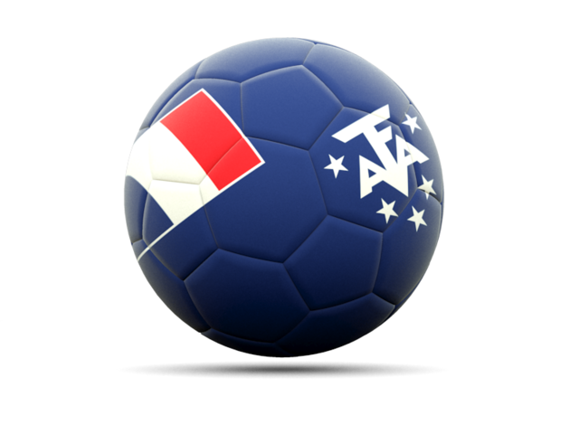 Football icon. Download flag icon of French Southern and Antarctic Lands at PNG format