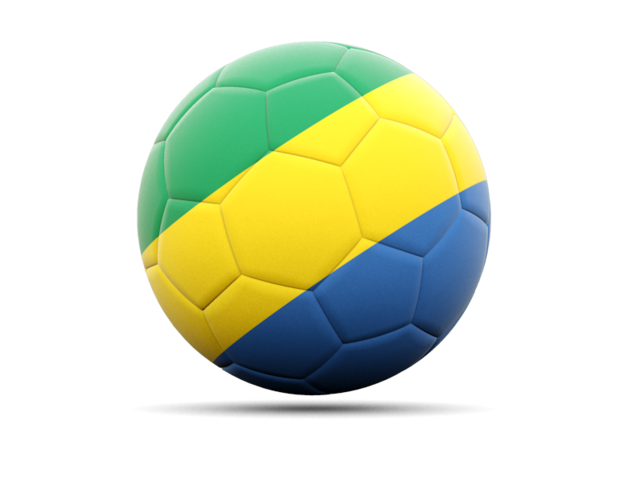 Football icon. Download flag icon of Gabon at PNG format
