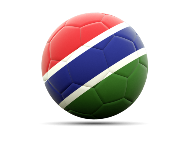 Football icon. Download flag icon of Gambia at PNG format