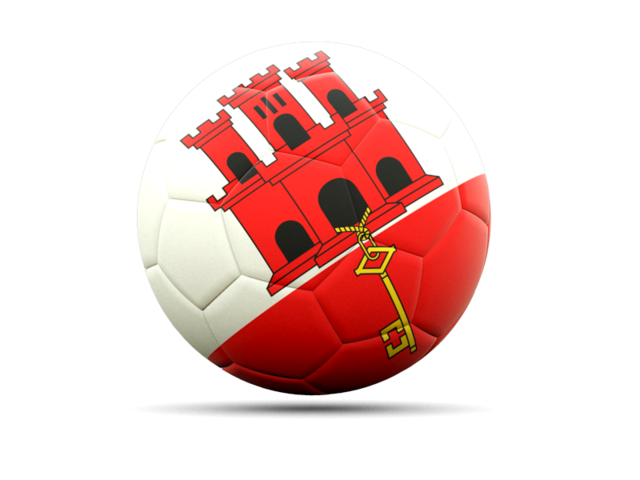 Football icon. Download flag icon of Gibraltar at PNG format