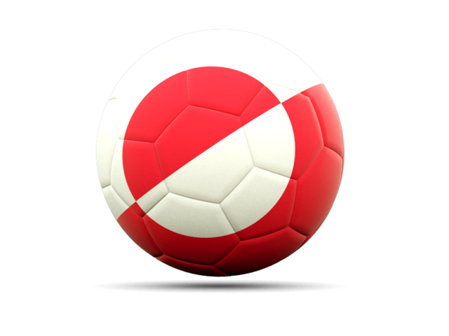 Football icon. Download flag icon of Greenland at PNG format