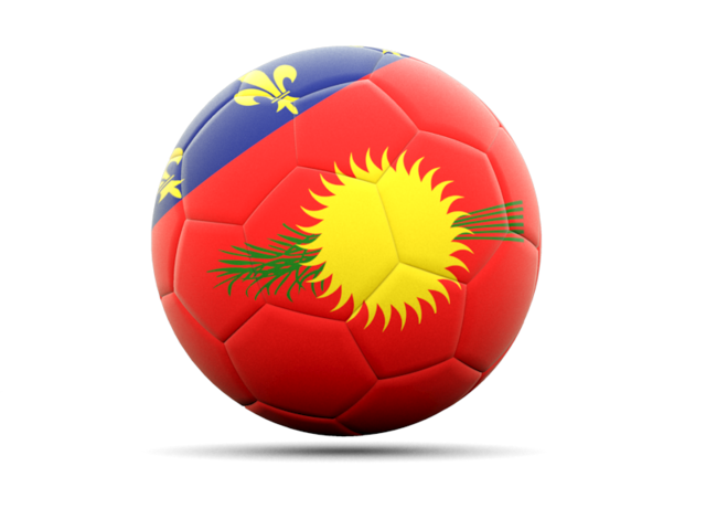 Football icon. Download flag icon of Guadeloupe at PNG format