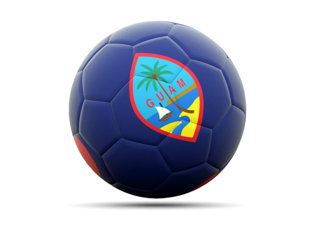 Football icon. Download flag icon of Guam at PNG format