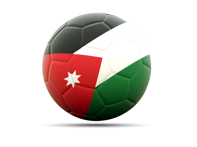 Football icon. Download flag icon of Jordan at PNG format