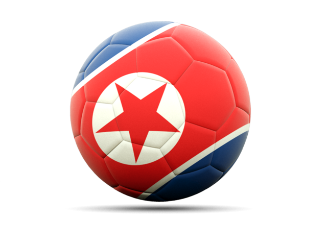 Футбольная иконка. Скачать флаг. Северная Корея