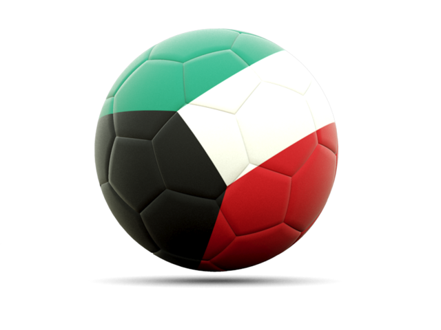 Football icon. Download flag icon of Kuwait at PNG format